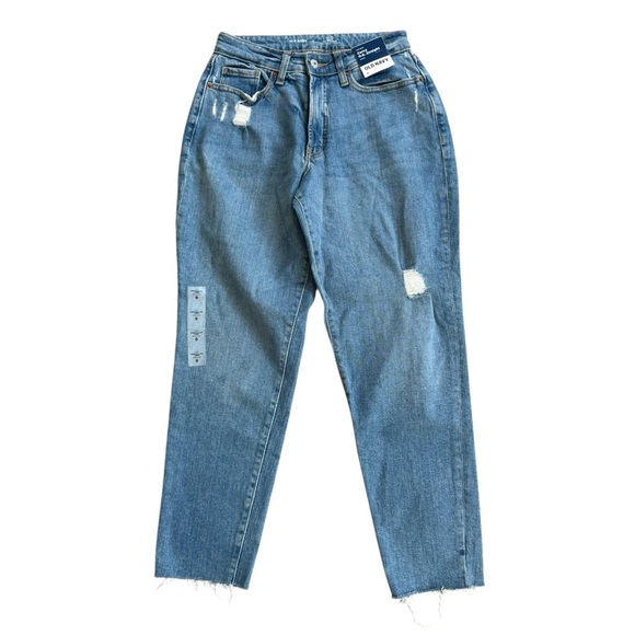 Old Navy Women's OG Curvy Straight Leg Ankle Jeans Blue Boyfriend NWT Size 8 29 - Picture 2 of 16